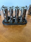 3 Vintage Mcgill High-speed Coin Changer 4-barrel Dispenser Belt-mount Galef Usa
