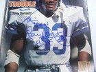 Tony Dorsett Signed autographed 1985 Sports Illustrated Magazine W coa - To Ben