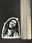 Bob Marley Sticker B w Iconic Reggae Artist Jamaica For Laptops Etc New 