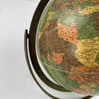 Vtg Replogle 16 Inch Reference Globe Metal Axis Ussr World Map No Stand