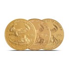 1 2 Oz Proof American Gold Eagle Coin  random Year  Capsules Only 