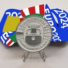1 1 Replica Euro 2024 Champions Medal European Championship Final Silver Medal 