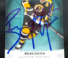Brian Leetch Bruins New York Rangers Hof Autographed Signed  2006 Hockey Card 