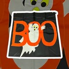 Halloween Banner Hand Crafted 30  X 30   boo  Holiday Decor Hand Sewn Reusable