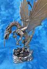Stunning Large Rawcliffe Pewter Dragon A Mother s Love Feeding Time Dated 1993