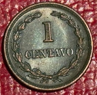 Vf xf Details 1947 El Salvador One Centavo Coin-surface cleaned-jul353