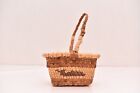Vintage Makah Nootka Native American Indian Basket W Whales Northwest Coast