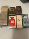 Valentino  Chanel  Tom Ford  Armani   Gucci Mini Perfume Lot 6pc In Boxes