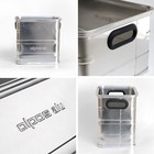 Alpos Aluminum Open-top Container  silver  S 31l