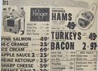Vintage 1956 Kroger Grocery Large Newspaper Print Ad