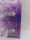 Ge Crystal Clear 25 Watt Light Bulbs G16 Decorative Base Candelabra Base 