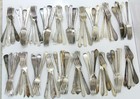 101x Dinner Forks Flatware No Mono Silverplate Lot Vintage Craft Reuse Repurpose