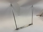 Harley Motorcycle License Stainless Double Dual Flag Pole Holder Mount Look