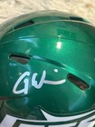 Garrett Wilson Signed Autographed Speed Mini Helmet With Visor Jsa Coa Jets
