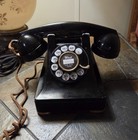 Vintage 1938 Zinc Bell System Western Electric Company Rotary Telephone F1 Works