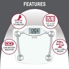 Taylor Digital Bathroom Scale 7506 Clear Glass 400lb Capacity New In Box Nib