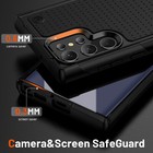 For Samsung Galaxy S21 S22  S23 Fe S24 Ultra Shockproof Armor Case Screen Cover 