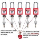 Lockout Tagout Locks  20pcs Safety Locks Keyed Differently come With 1pcs Master