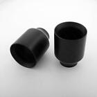 Pair Black Straight Cut 5  Exhaust Tips 3  In For Dodge Charger Scat Pack Srt Rt