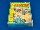 Vintage 1960s Whitman Drag Racing Hot Rod Jr Jigsaw Puzzle With Box Complete