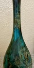 Antique Japanese Bronze Vase With Heavy Green Patina