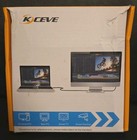 Kceve Usb-c Kvm Switch 2 Monitors 2 Computers 4k 60hz  100w Pd W remote   Cables