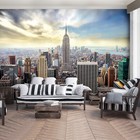 Wall Mural Photo Wallpaper Bedroom Living Room 368x254 Cm New York Blue Skyline