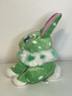 Neopets Speckled Cybunny Limited Too 2005 8  Snap Creative Bunny Green Plush