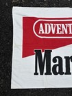 Vintage Marlboro Adventure Team White Cotton Cowboy Compass Beach Towel 61x35