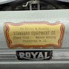 Vintage Royal Quiet Deluxe Typewriter With Portable Tweed Case
