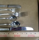 6 Pc Christofle Perles Replacement Silverplate Flatware Service 1 Person Paris