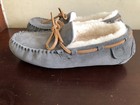 Fireside By Dearfoams Men s Victor Genuine Shearling Moccasin Slippers Size 9