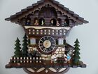Traditional Black Forest Cuckoo Clock  Handcrafted German Design  Auto Night