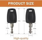 Tsa Key 002 007universal Lock Master Suitcase With 2pcs Rings For