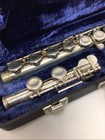 Vintage Student W t  Armstrong Flute Model 104 With Hard Case Elkhart Ind Usa