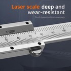 6-inch 150mm Vernier Caliper Measuring Tool  Fractional Calipers  High-hardness