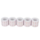 10-200rolls 600pcs r White Price Paper Tag Sticker Gun Labels Refill For Mx 5500