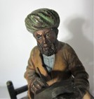 Antique Vienna Bronze Orientalist Figure Of A Middle Eastern Scholar   C  1910