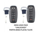 Oem Pair Unlocked Smart Key Nissan 2022-2025 Rogue 285e3-7la7e  7la7a
