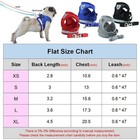 Mesh Padded Soft Puppy Pet Dog Harness Breathable Comfortable Strap Vest Red