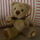 Vintage Applause Tum Tum Teddy Bear 8  Jointed Brown Plush Classic Collectible