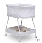 Delta Children Sweet Dreams Bassinet With Airflow Mesh - Gray Infinity