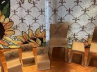 Vintage Miniature Bentwood Wood Chair Lot Dollhouse Mid Century Modern Mcm