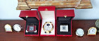     Cartier Stainless Steel Art Deco Alarm Clock With Box   Certificate    