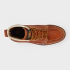 Men s Thorogood 6  Soft Toe Moc-toe Boots Brown Leather New