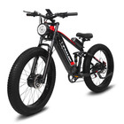 2000w E-bike 26  Fattire 52v 22ah Electric Bicycle Dual Motor 37mph Adult Ebike 