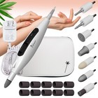 Portable Electric Nail Drill Kit File Manicure Tool Pedicure With Storage Case