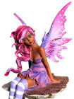 Amy Brown Collection Magenta Faery Fairy Figurine Statue Polyresin Fantasy