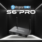 Superbox S6 Pro 4k Uhd Streaming Media Player Android 12 With Voice Remote     New