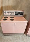 Vintage Antique 50 s Wolverine Pink Doll Lithograph Metal Kitchen Fridge   Stove